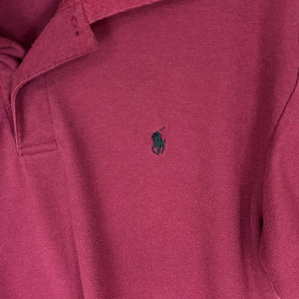 Maroon Polo Ralph Lauren Polo Golf Shirt Size Large